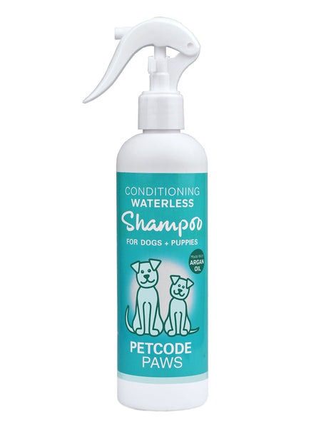 DOG GROOMING TRIO - Soothing Hypoallergenic Shampoo, Moisturizing Conditioner, Conditioning Waterless Shampoo